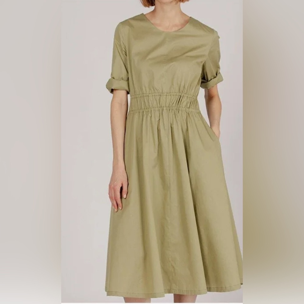 Harshman Alder Midi Dress | Sage | Size L NWT